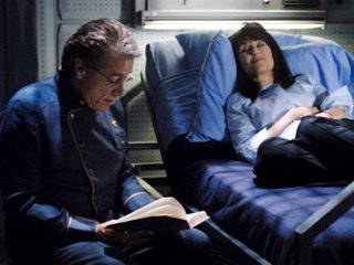 Adama and Roslin ~ Discovering love in the quiet moments.