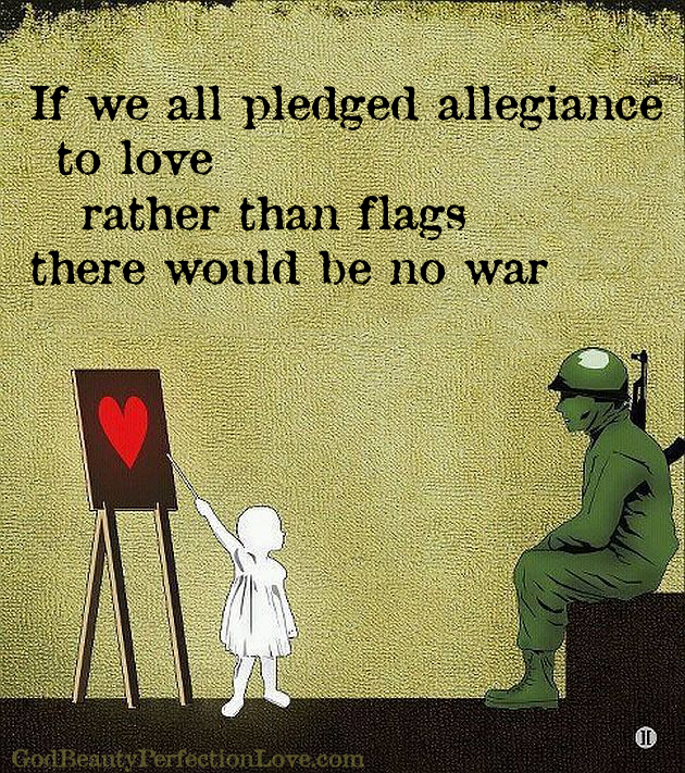 Pledge allegiance to love